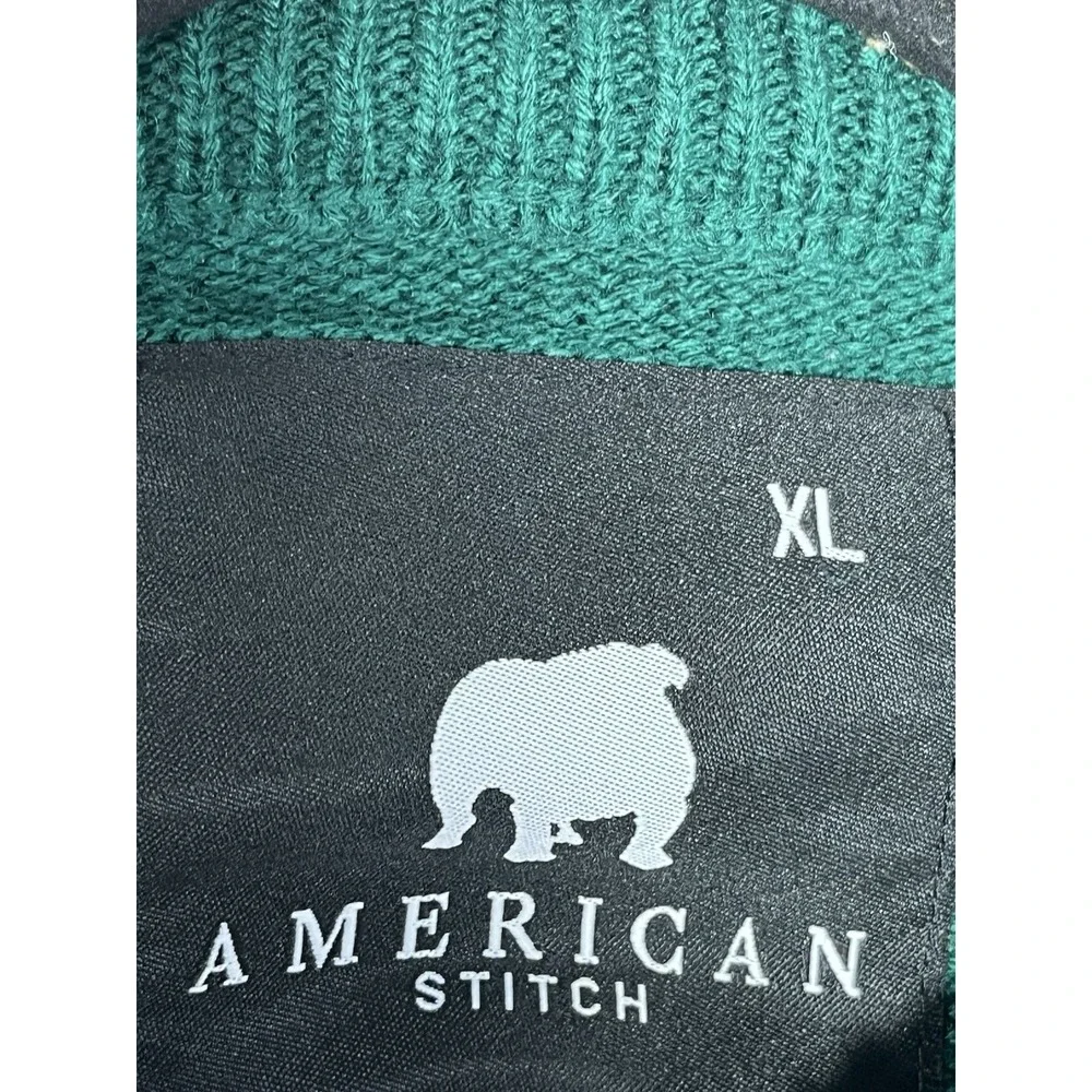 American &‎ Stitch Gingerbread Funny Christmas Sweater Sz XL Holiday Xmas Party